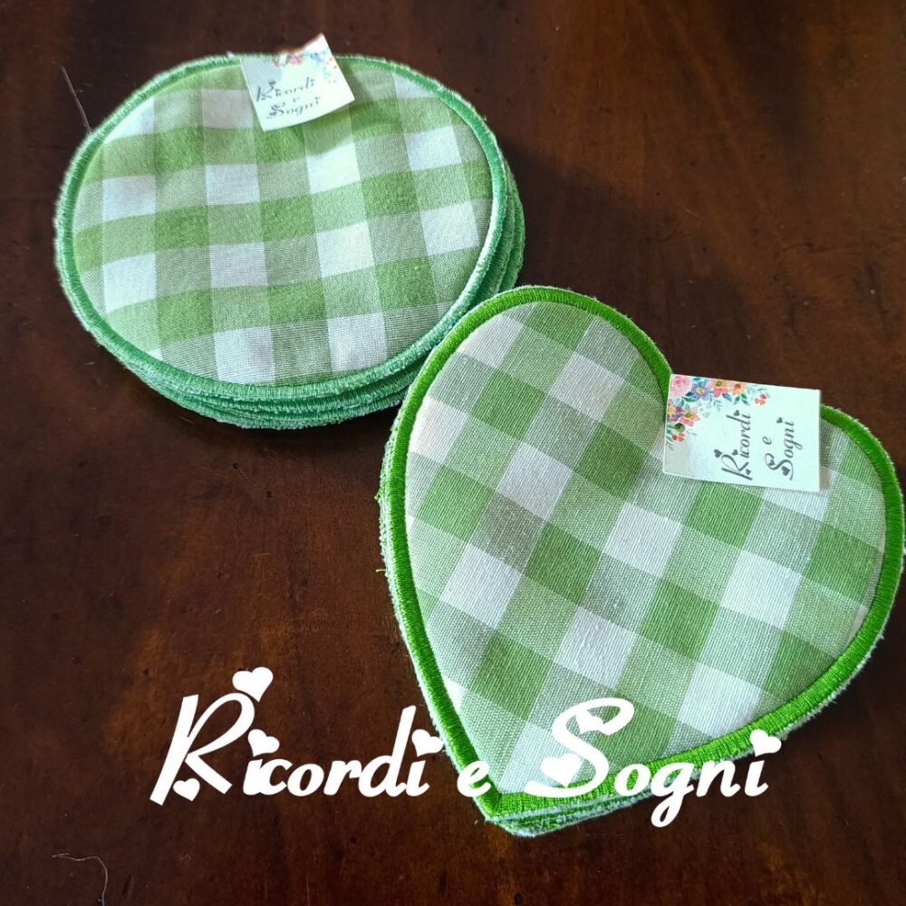 Uva Dorata - Set 4 pz Sottotazza a cuore - immagine 2