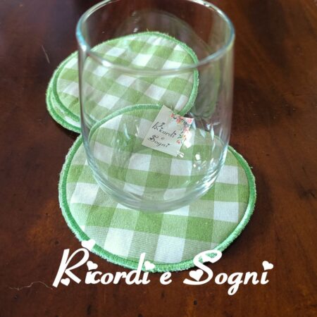 Uva Dorata - Set 4 pz. Sottotazza Rotondi