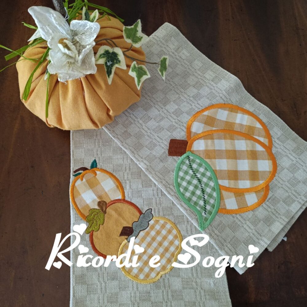Asciugapiatti in Appliquè - Foglia Verde - immagine 6