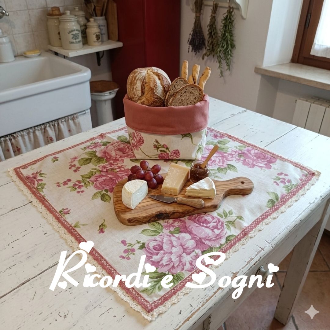 Tovaglietta Centrotavola - Rose Inglesi