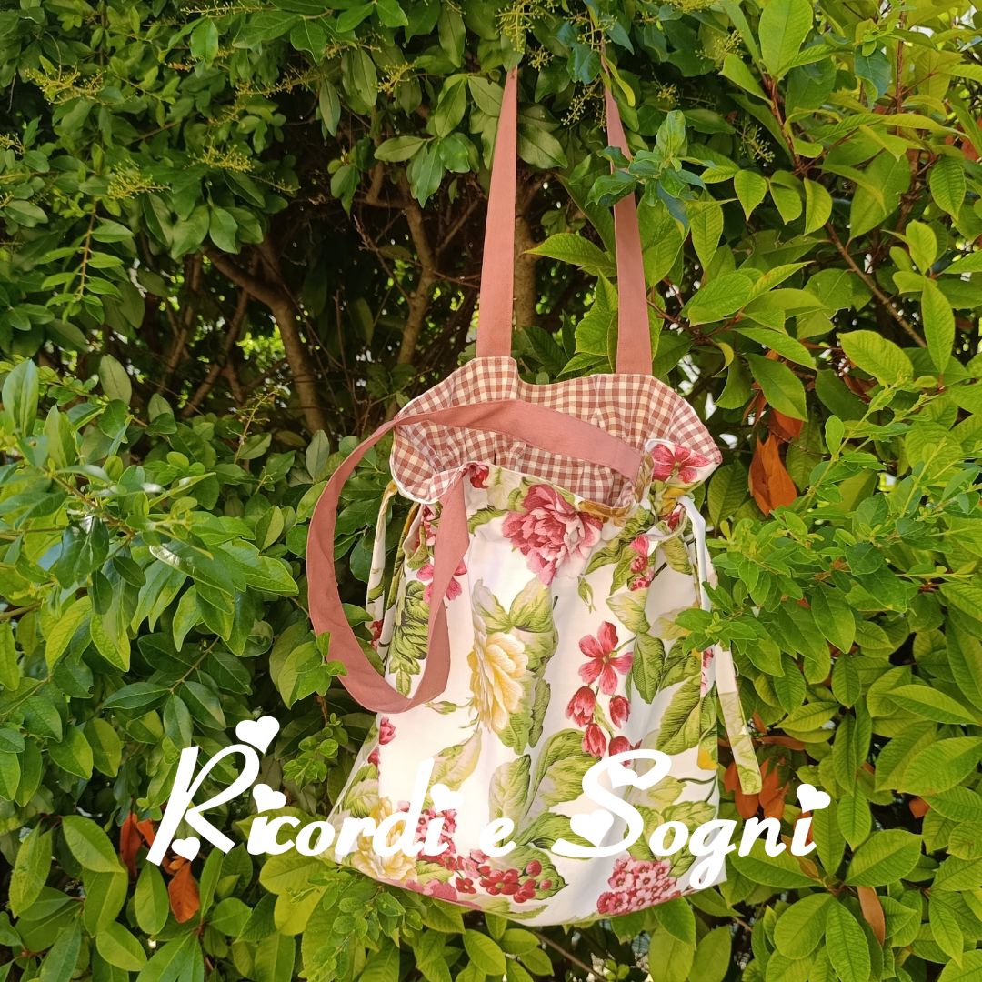 Borsa Romantica con Fiocchetti Le Peonie